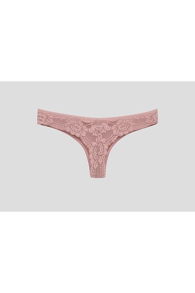 Ramior TANGA PANTIES WITH LACE DETAIL