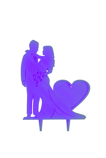 OEM Decoratiune topper tort, "MIRE SI MIREASA" perfect wedding, 17,8 x 12 cm ...