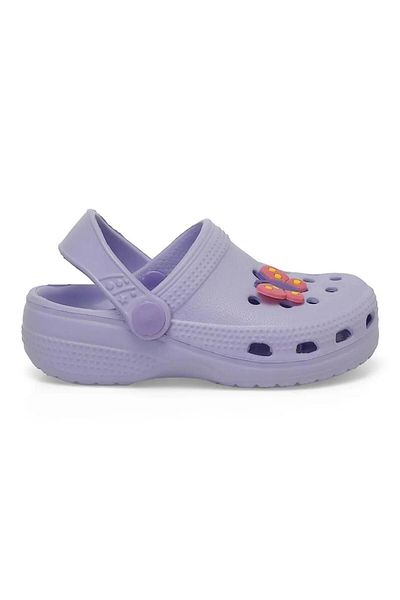 Kinetix Frog-Bebe 19/24 Children's First Step Closed Front Pvc Slippers