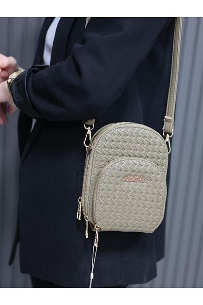 Armine Bag Knitted Khaki Ar38410