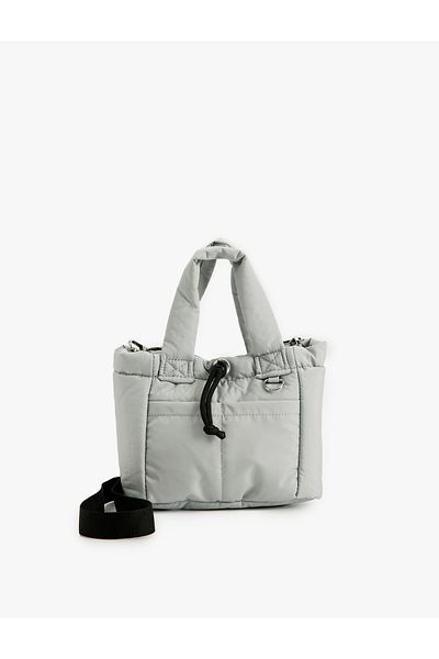 Koton Inflatable Crossbody Bag with Handle Removable Strap