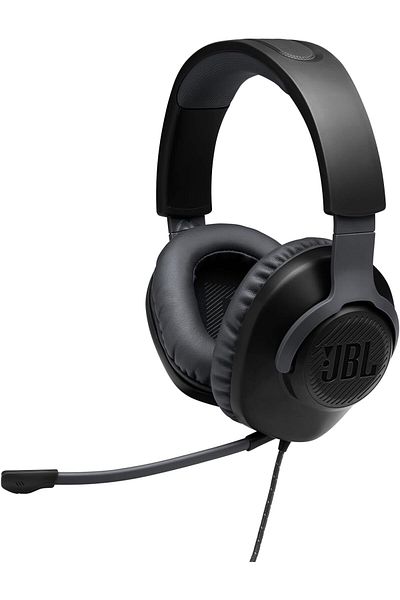 JBL Wired Gaming Headset, Black, with Detachable Microphone - JBL Quantum 100