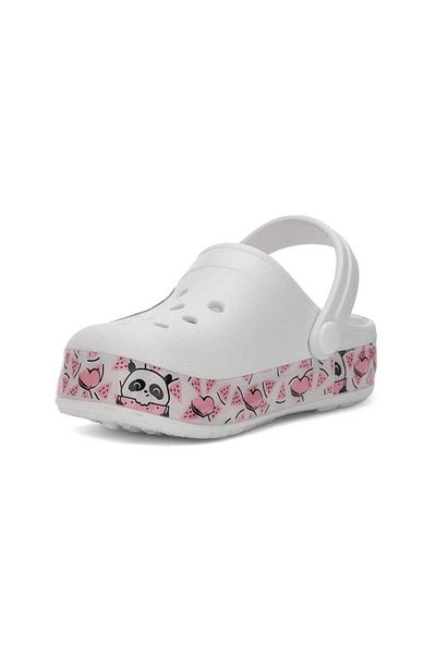 ellaboni Papuci cu talpă anti-alunecare pentru fete cu imprimeu Panda Sandale de plajă pentru piscină
