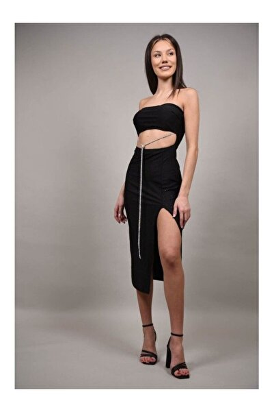FASHIONLAND ΦΟΡΕΜΑ MIDI ΜΕ ΕΦΑΡΜΟΓΕΣ ZINGARELLO ΜΕ ΣΤΡΑΠΛΕΣ ΛΕΠΤΕ ...