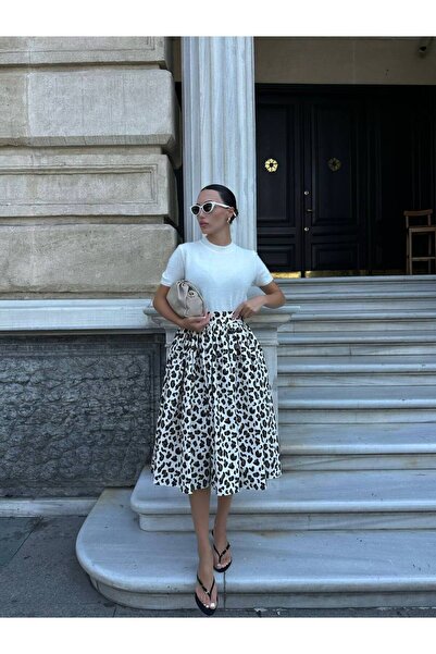 ALYA BUTİK LEOPAR ETEK