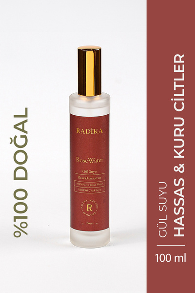 Radika Aromaterapi Gül Suyu / Doğal Tonik / Hassas Ciltler Için / Nemlendiric...