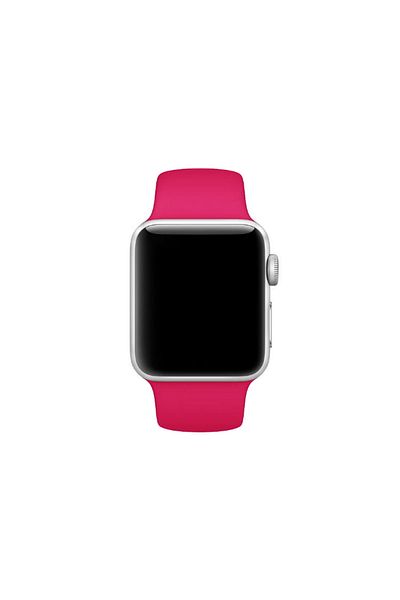 REDz Accessories Sport Band For Apple Watch, Silicone, Dark Red - 44/45/46/49 Mm, Medium