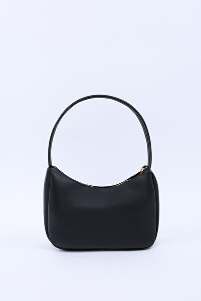 SHAKA Black Shk229 Faux Leather, Zippered Single Compartment, Baguette Model Hand, Arm and Shoulder Bag