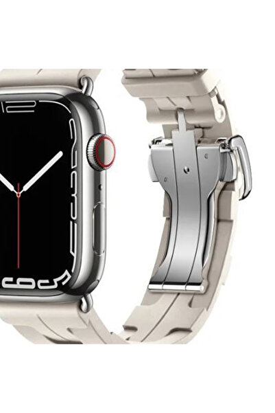 REDz Accessories Λουράκι Kilim Warrior για Apple Watch, Ρυθμιζόμενο, Σιλικόνη, Starlight - 44/45/46/49 mm