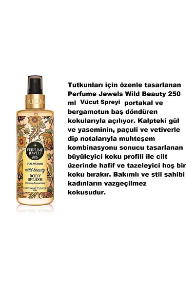 Eyüp Sabri Tuncer Eyüp Sabri̇ Tuncer Wild Beauty Hand and Body Cream 50 Ml, Body Splash 250 ml