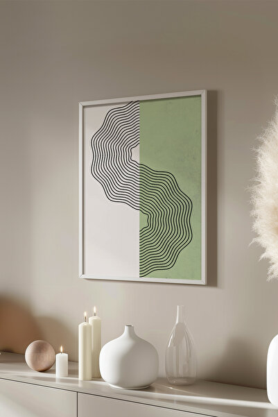 Basquiart Αφίσα της Σειράς Bohemian με λευκό πλαίσιο, Αριθμός Πίνακα: 47