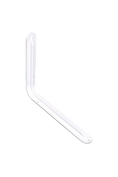 flores Suport pentru raft, lat, alb, 350 x 230 x 45 mm, 24 buc / set
