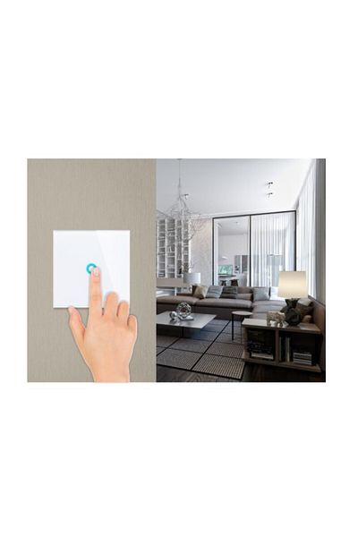 Spin Simple touch switch, black