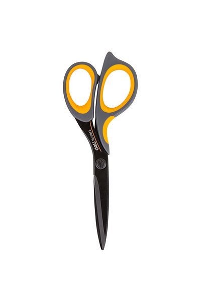 Deli Office Scissors 17.5cm Black Professional Deli