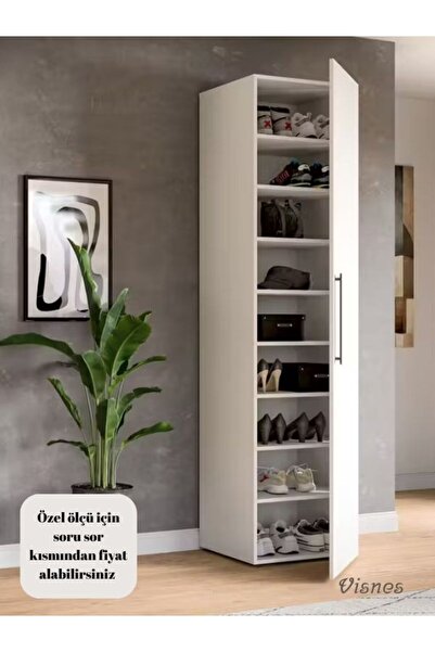 VISNES Özel Ölçü Dikey Çok Amaçlı Dolap Ayakkabı Dolabı Kiler Dolabı