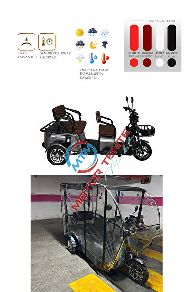 Motor Marketim Arora Felix Plus Uyumlu 3 Tekerli Motor Brandası