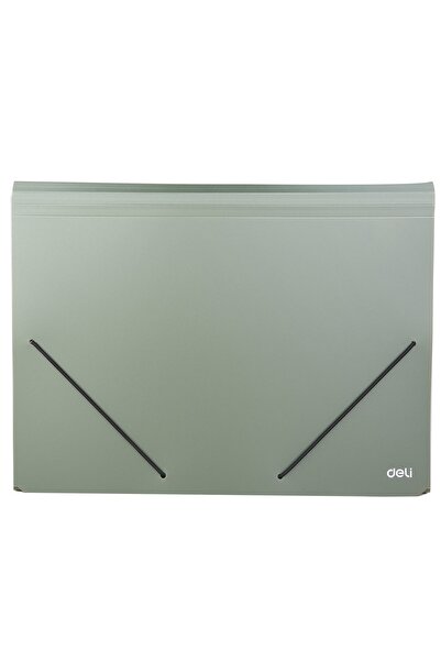 Deli Plastic Button Folder A4 Neon Colors Deli