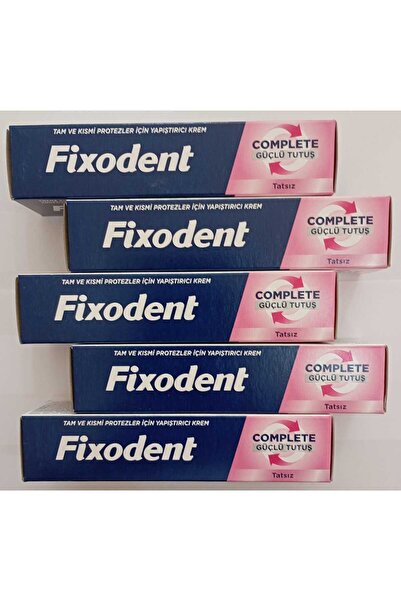 Fixodent Complete Diş Protez Yapıştırıcı Aromasız 47g X5 Adet