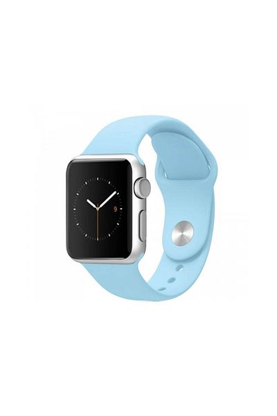 REDz Accessories Curea sport pentru Apple Watch, silicon, turcoaz - 38/40/41 mm, medie
