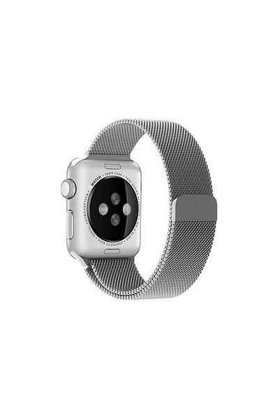 REDz Accessories Curea pentru Apple Watch, Milanese Loop, oțel inoxidabil, argintiu - 38/40/41 mm