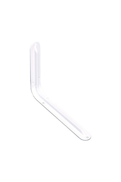 flores Suport pentru raft, lat, alb, 300 x 200 x 45 mm, 24 buc / set