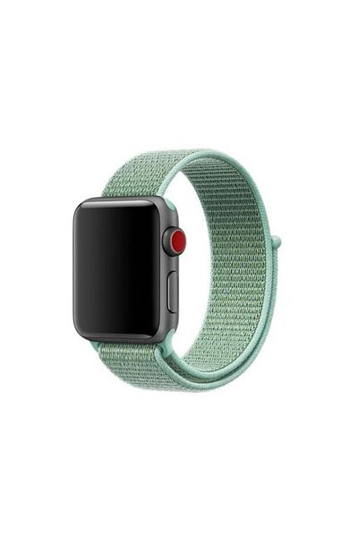 REDz Accessories Sport Strap, Compatible With Apple Watch, Textile, Green Mint - 38/40/41 Mm