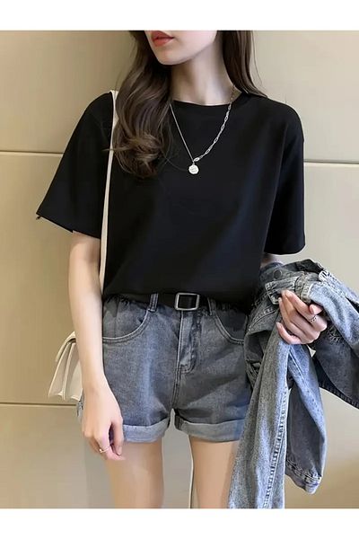 Touz Moda Basic Unisex Oversize T-Shirt