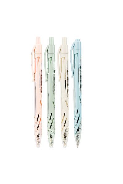 Deli Ballpoint Pen With Mechanism 0.7mm Black Pastel Body Q70 Deli