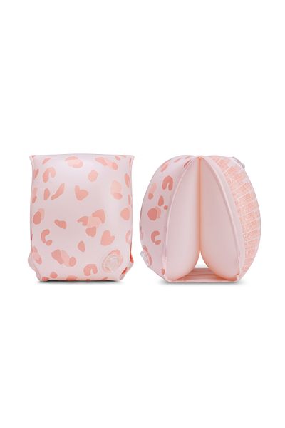 Swim Essentials Old Pink Leopard Inflatable Swimming Sleeve 0-2 Years