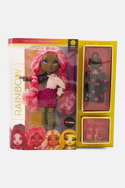 Rainbow Surprise Daria Roselyn Fashion Doll Playset, Purple Combo