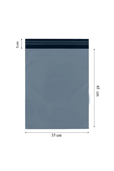 GRİ PACK 35x45x5 100 Adet Kargo Poşeti Cepsiz Kargo Paketi Kargo Ambalajı