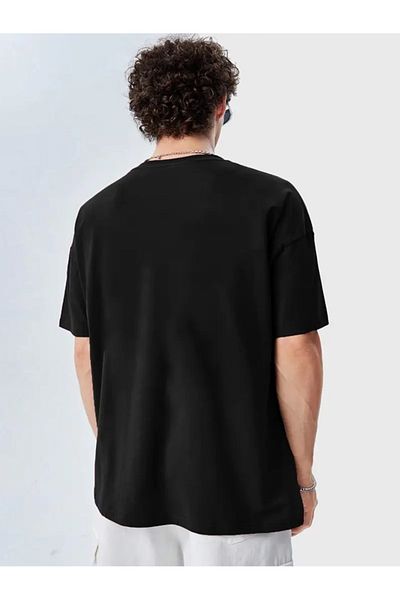 Touz Moda Gothic Printed Unisex Oversize T-Shirt