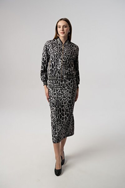 Elaris Exclusive ELARİS Atlas Desenli Etekli Takım