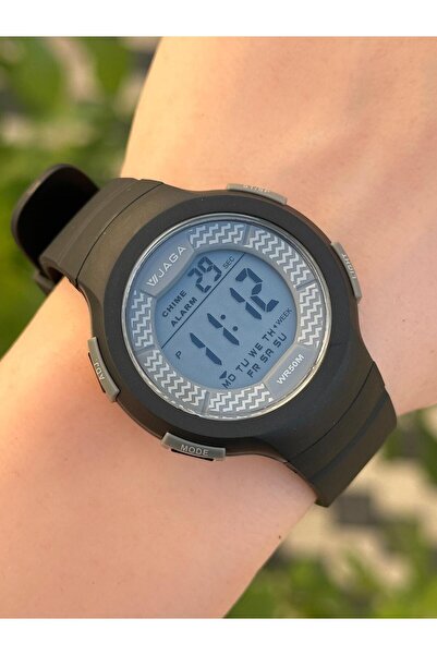 Jaga Dijital 2 Yıl Garantili Alarm+kronometre+işık Ve Takvimli 5 Atm Genç Spo...