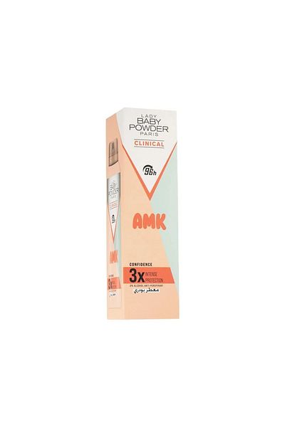 BABY POWDER AMK Lady Baby Powder Clinical Deodorant Spray - 150 ml