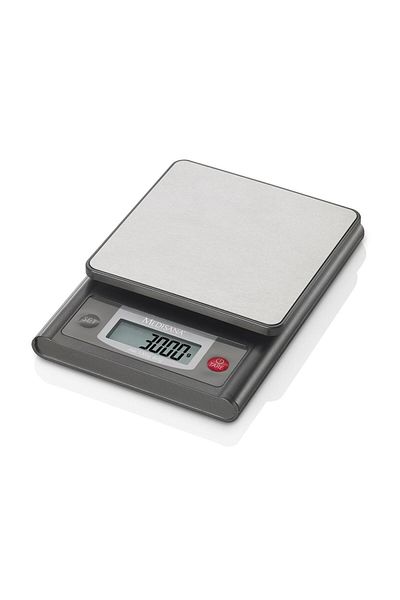 medisana Cantar de bucatarie digital Medisana KS200 40469, Gri, Capacitate 3 kg max, Inchidere automata