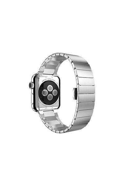 REDz Accessories Curea metalică pentru Apple Watch, argintie - 44/45/46/49 mm