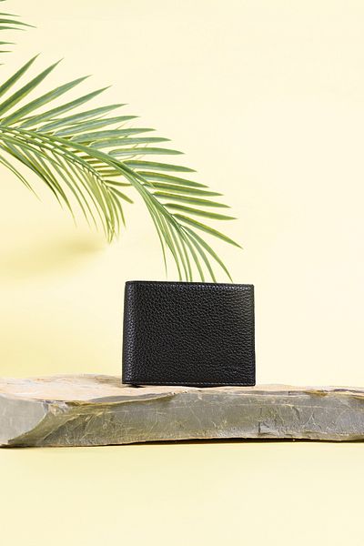 Grande Style 01498 Ανδρικό πορτοφόλι από γνήσιο δέρμα ΜΑΥΡΟ