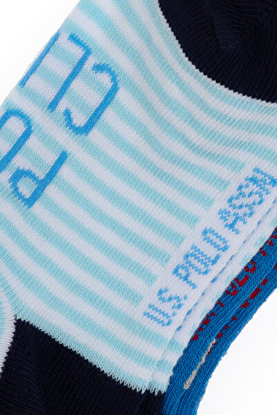 U.S. Polo Assn. Erkek Çocuk 2'li Patik Çorap 50311346-VR033