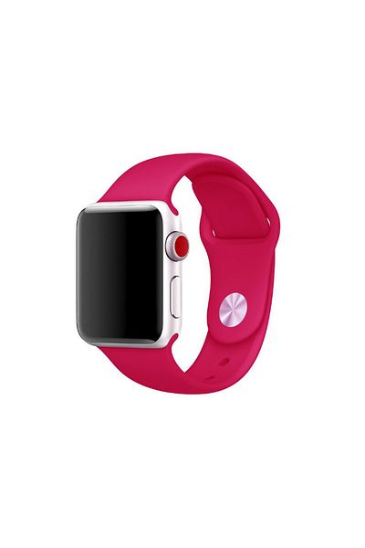 REDz Accessories Sport Band For Apple Watch, Silicone, Dark Red - 44/45/46/49 Mm, Medium