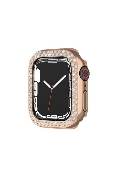 REDz Accessories Splendid Case for Apple Watch 4/5/6/7/8, Rhinestones, Rose - Apple Watch 4/5/6/SE 40mm