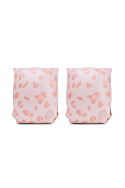Swim Essentials Old Pink Leopard Inflatable Swimming Sleeve 0-2 Years