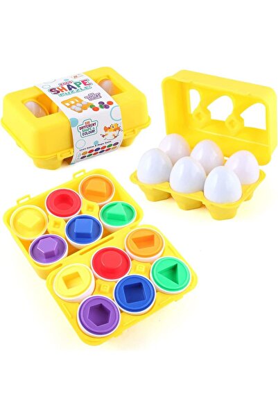 Choice بيض أصفر صغير، لون وشكل، زوج من ألعاب البيض الذكية، لعبة فرز وتمييز، ل...