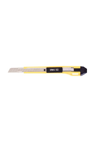 Deli DELİ 2031 PLASTİK DAR MAKET BIÇAĞI 9mm (0.4mm KALINLIK)(YEDEK BIÇAKLI)(SK5 JAPON ÇELİĞİ)