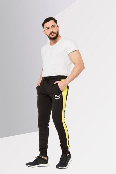 Puma Men Sportswear Fit Outdoor Sweatpants, Black