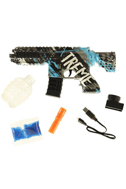 zola Mitraliera jucarie cu amortizor, 550 bile gel 7-8 mm, rafala, USB, bater...