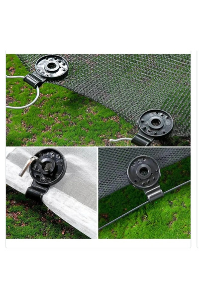 Bundeba 02500 Çit Filesi Sera Branda Ve Gölgelik Klipsi 250 Adet