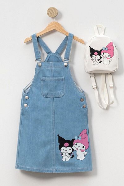 Minik Dolap Φόρεμα Gilet για κορίτσια με σχέδιο Kuromi με τσάντα
