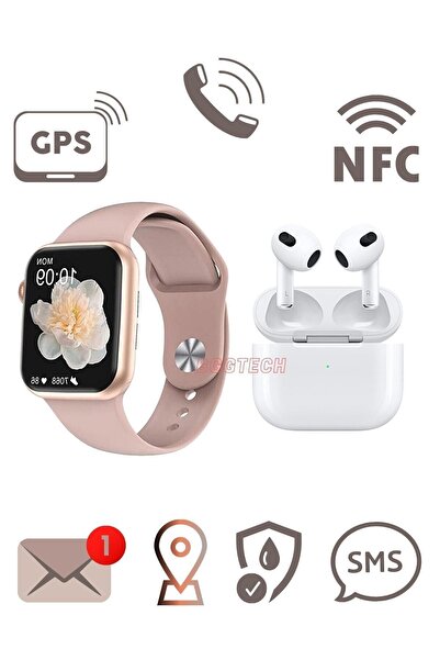 BGGTech Tüm Telefonlarla Uyumlu Dtno1 Watch 7 Pro Max Akıllı Saat Tws 3.nesil...