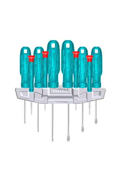 TOTAL 10pcs Screwdriver And Precision Set -THTDC251001